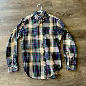 Ralph Lauren Flannel Buttondown Shirt Medium Classic Fit